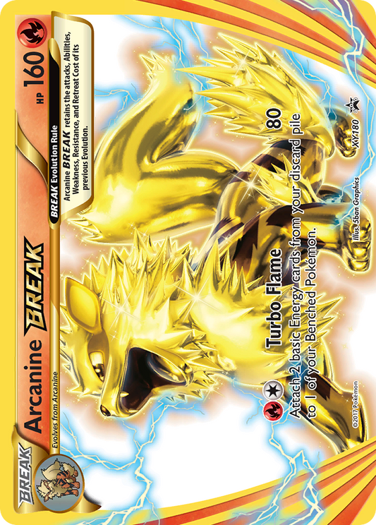 Arcanine BREAK – XY Black Star Promos