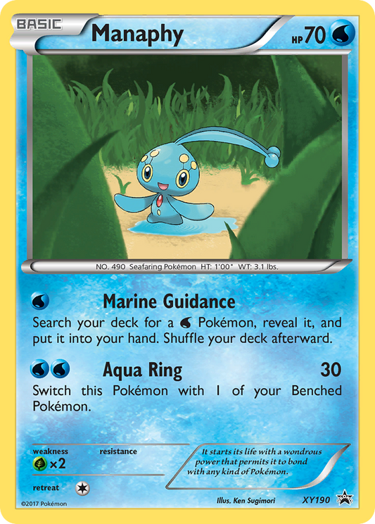Manaphy – XY Black Star Promos