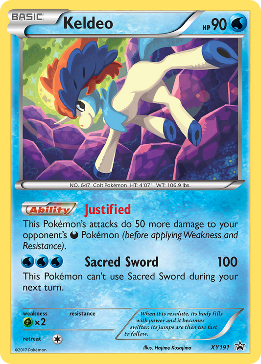 Keldeo – XY Black Star Promos