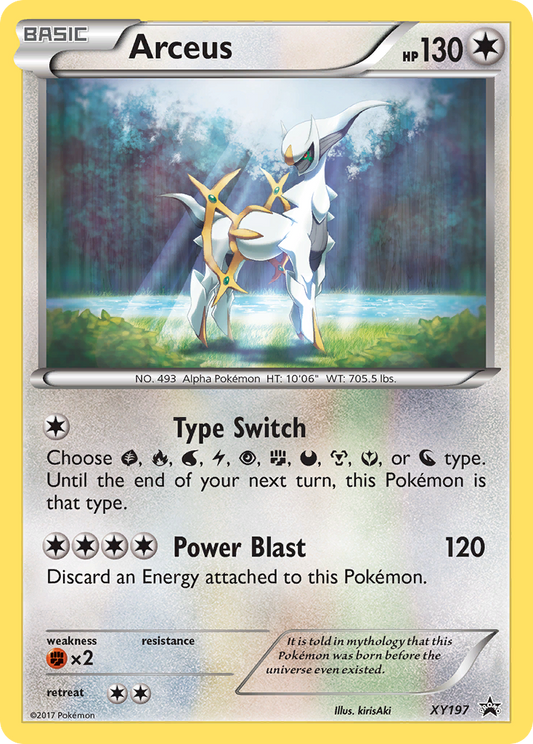 Arceus – XY Black Star Promos
