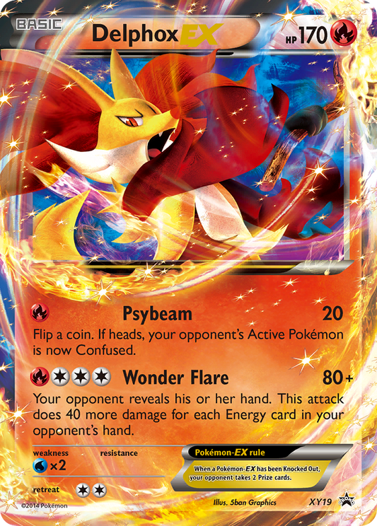 Delphox-EX – XY Black Star Promos