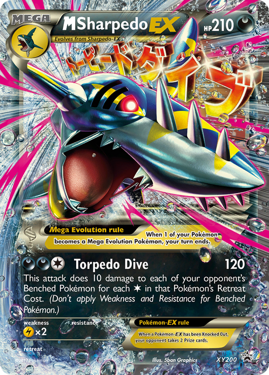 M Sharpedo-EX – XY Black Star Promos