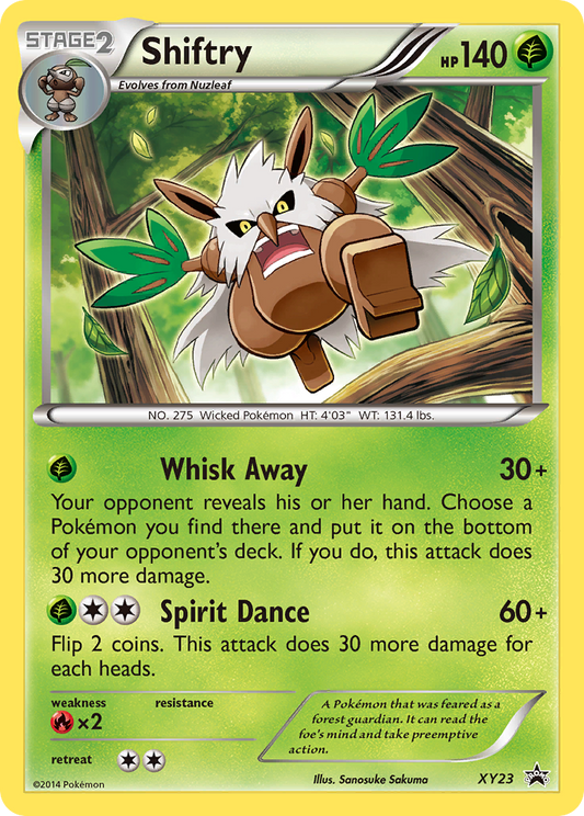 Shiftry – XY Black Star Promos