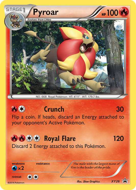 Pyroar – XY Black Star Promos