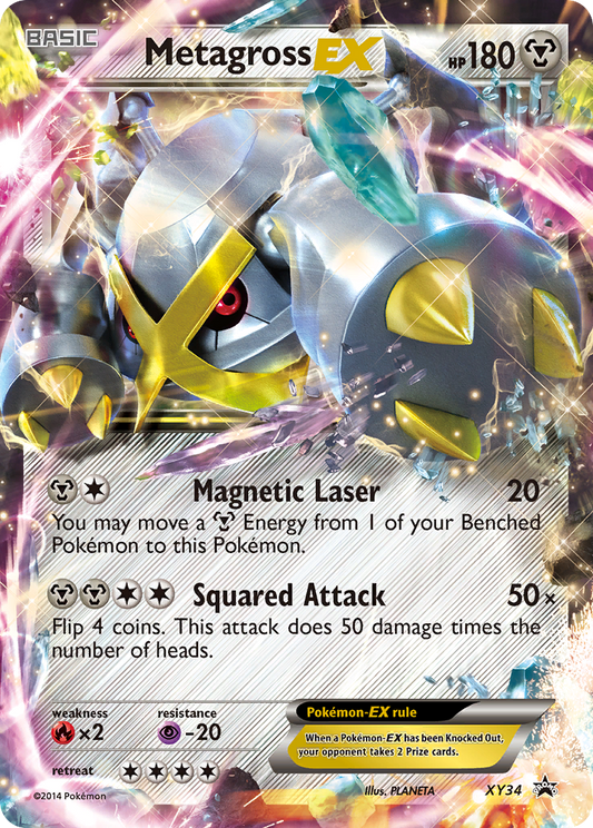 Metagross-EX – XY Black Star Promos