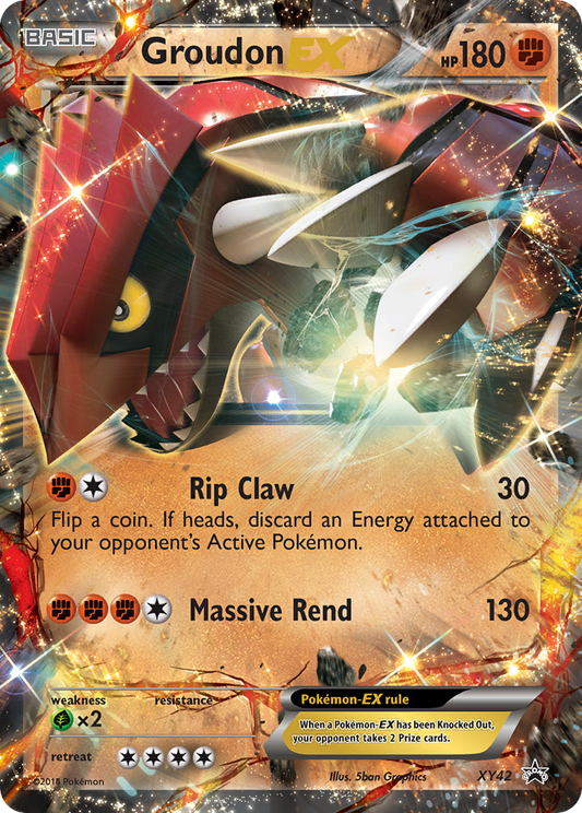 Groudon-EX – XY Black Star Promos