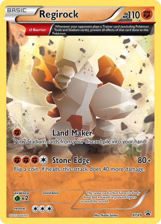 Regirock – XY Black Star Promos