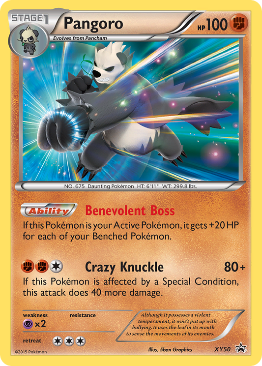 Pangoro – XY Black Star Promos