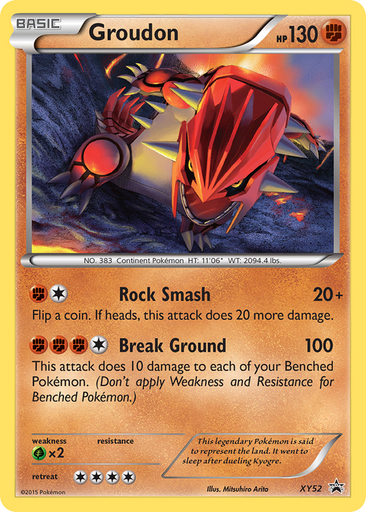 Groudon – XY Black Star Promos