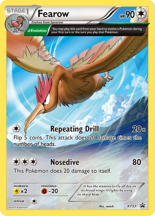Fearow – XY Black Star Promos