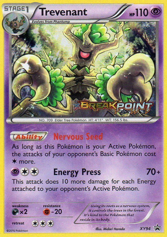 Trevenant – XY Black Star Promos