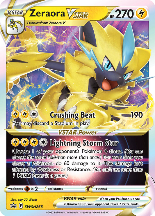 Zeraora VSTAR – SWSH Black Star Promos