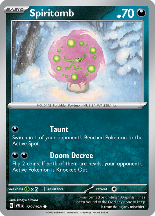 Spiritomb – Scarlet & Violet