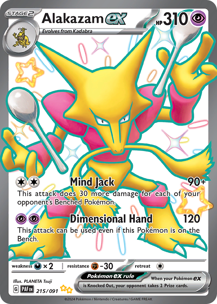 Alakazam ex – Paldean Fates