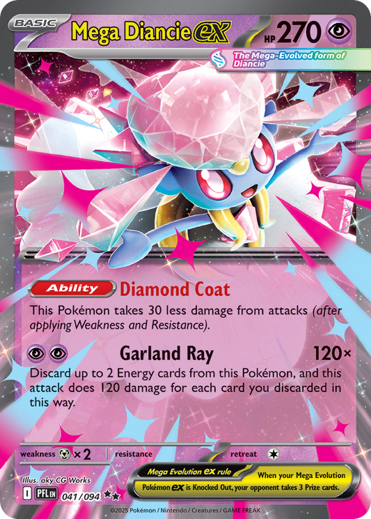 Mega Diancie ex – Phantasmal Flames