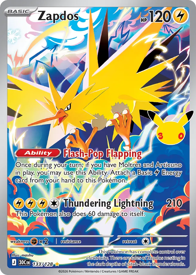 Zapdos – 30th Celebration