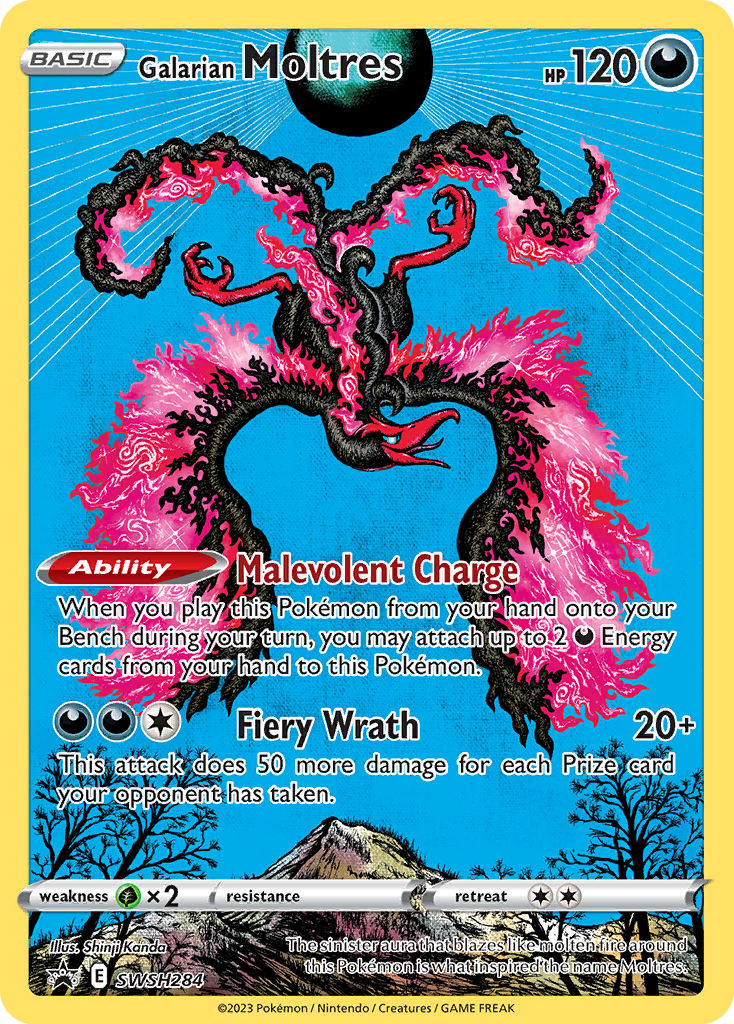 Galarian Moltres – SWSH Black Star Promos