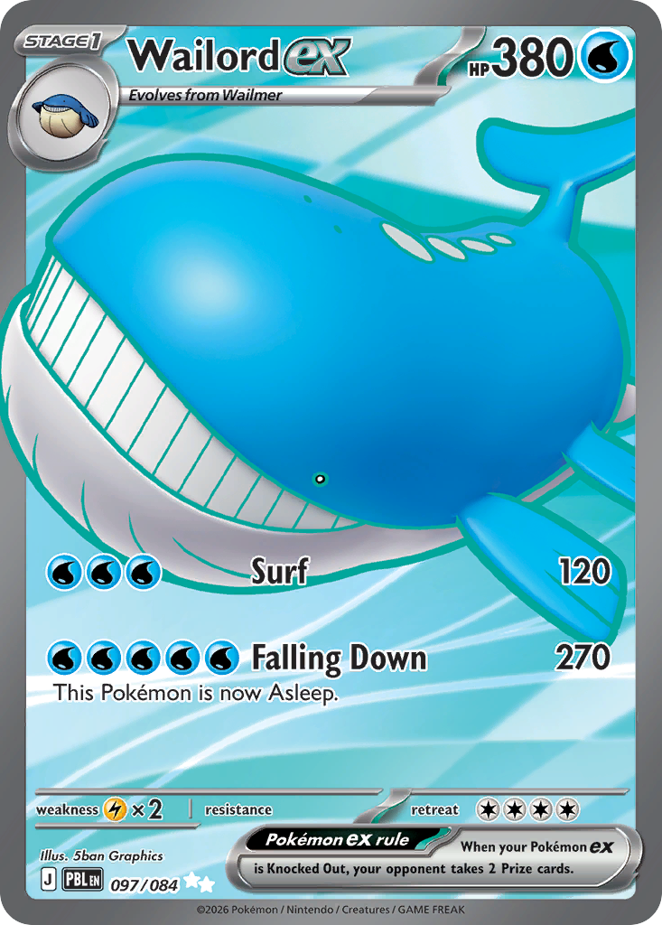 Wailord ex – Pitch Black