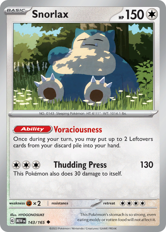 Snorlax – 151
