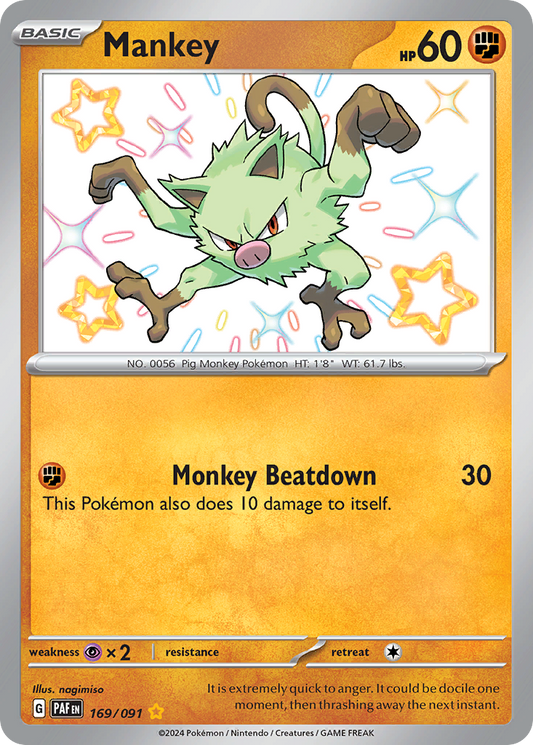 Mankey – Paldean Fates