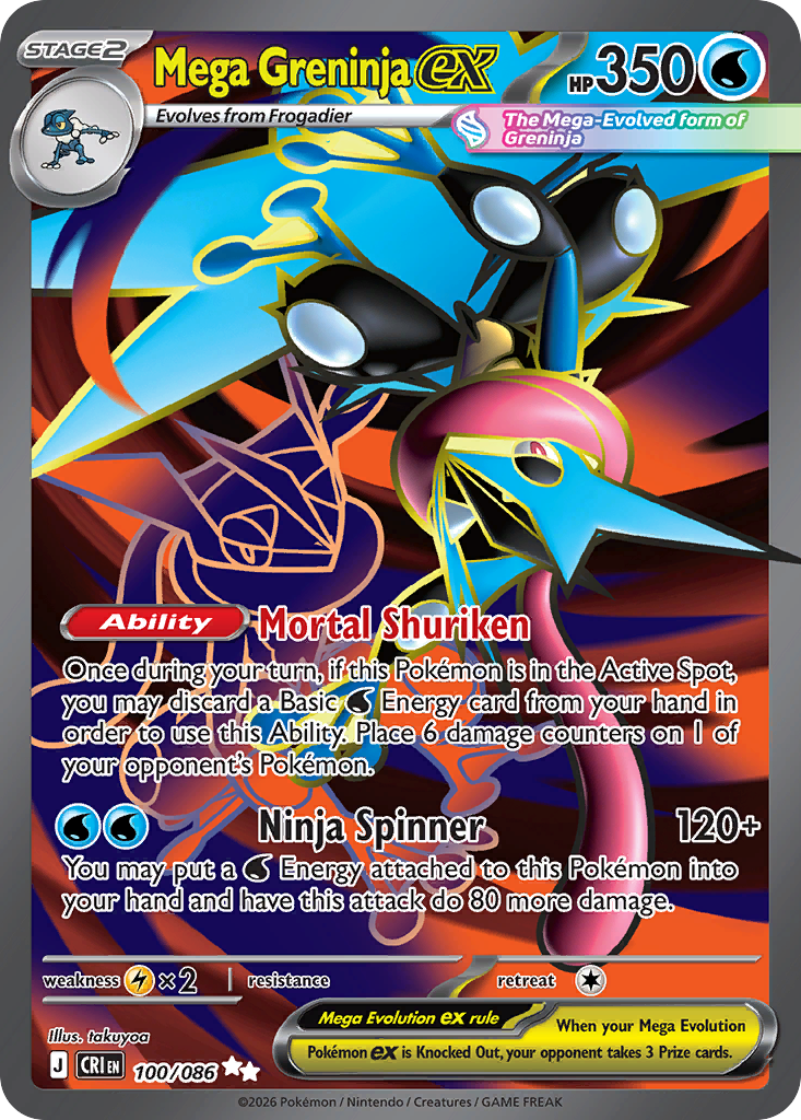 Mega Greninja ex – Chaos Rising