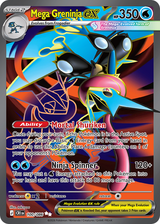 Mega Greninja ex – Chaos Rising