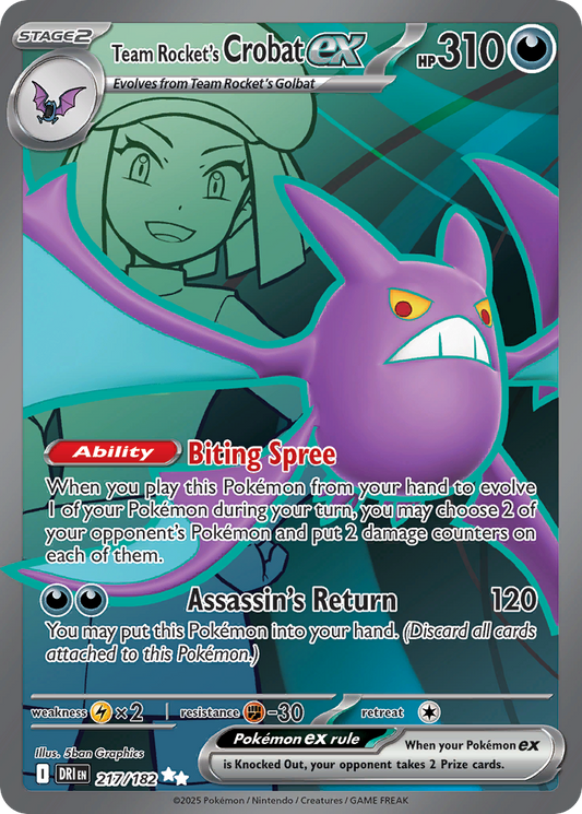Team Rocket's Crobat ex – Destined Rivals