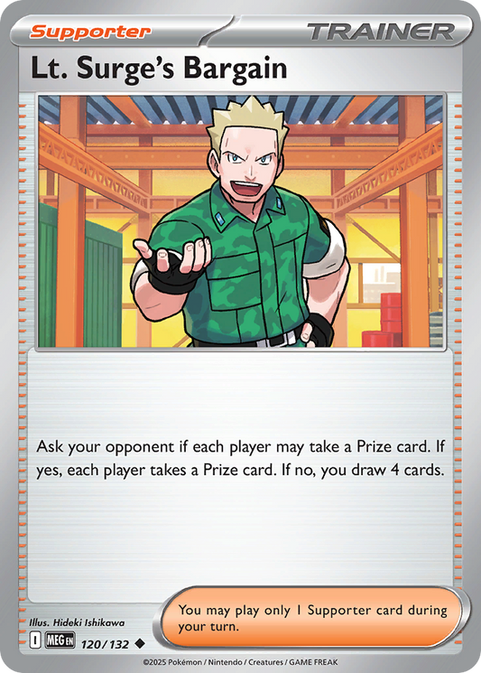 Lt. Surge's Bargain – Mega Evolution