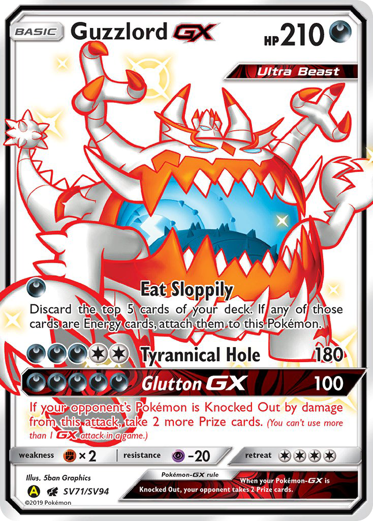 Guzzlord-GX – Hidden Fates Shiny Vault