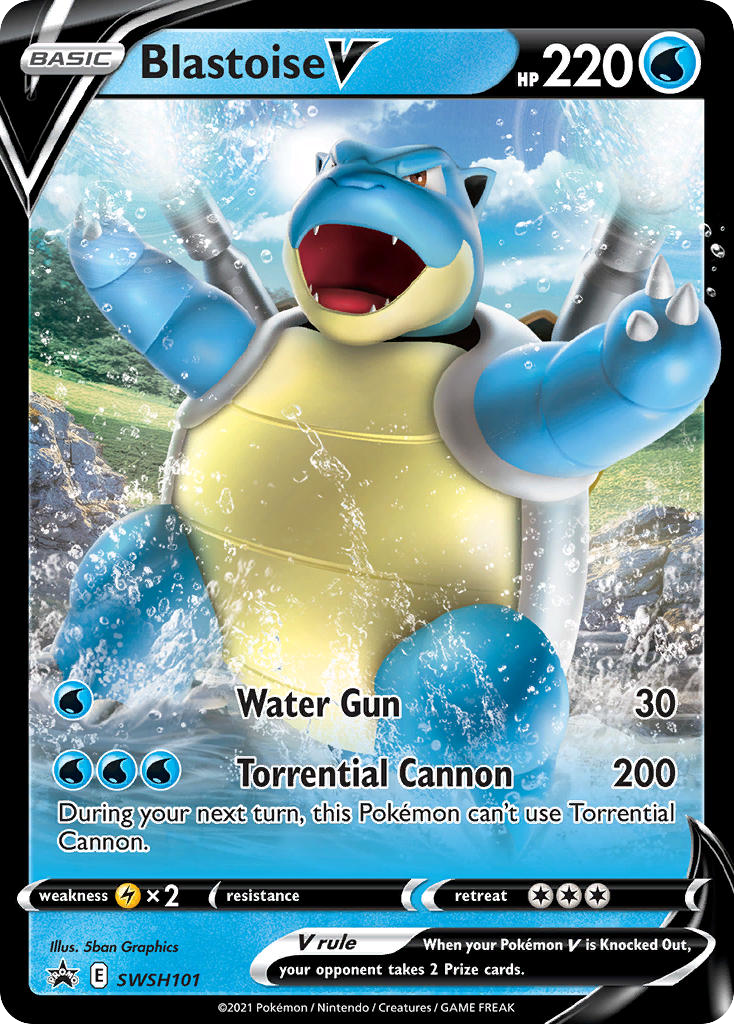 Blastoise V – SWSH Black Star Promos