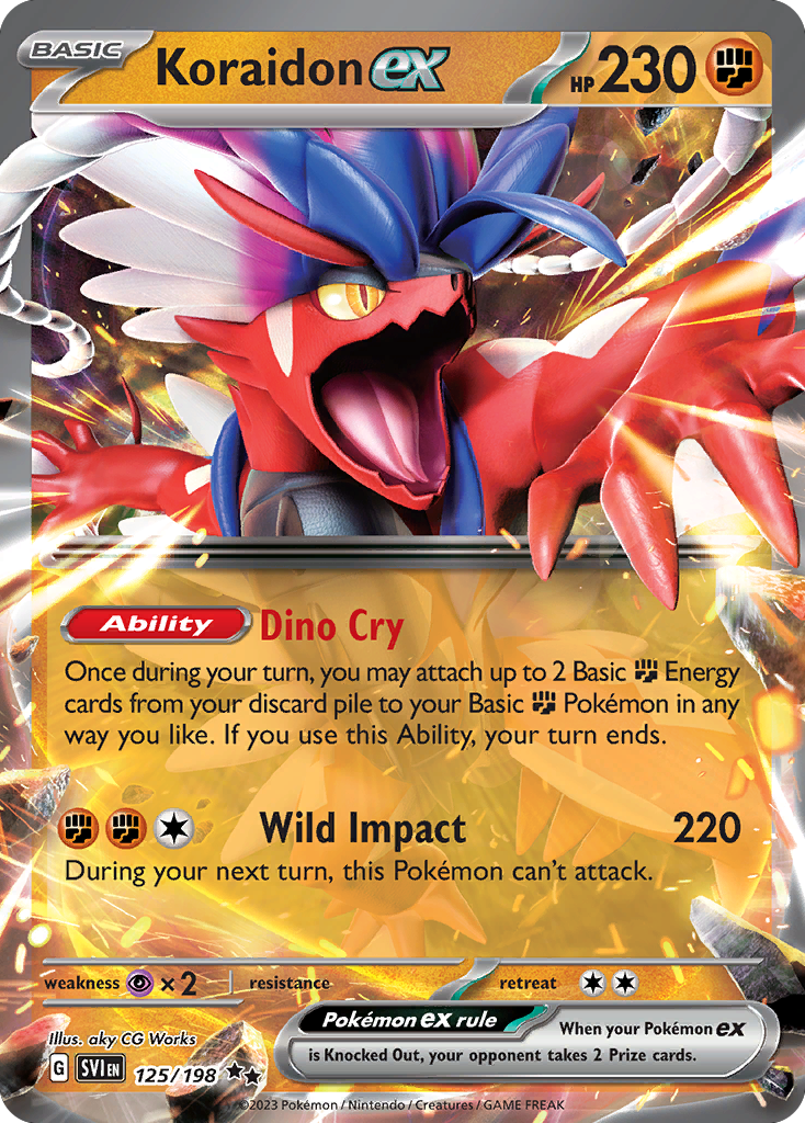 Koraidon ex – Scarlet & Violet