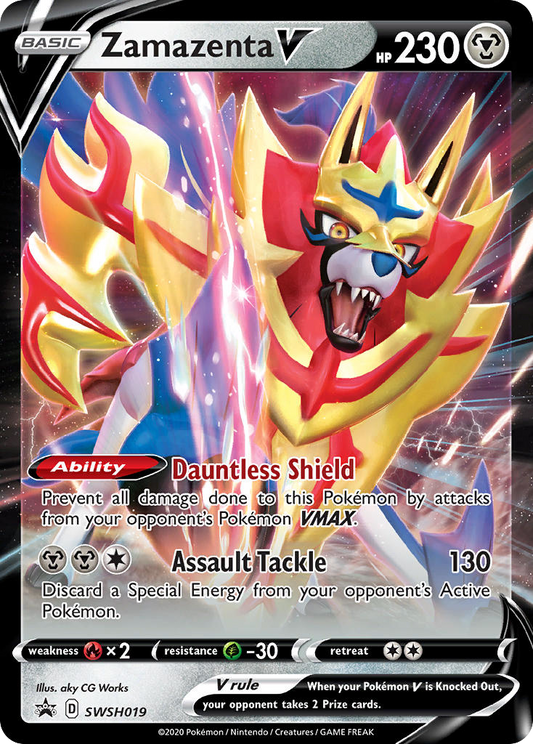 Zamazenta V – SWSH Black Star Promos