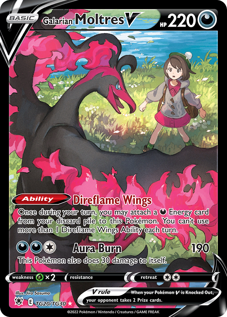 Galarian Moltres V – Astral Radiance Trainer Gallery