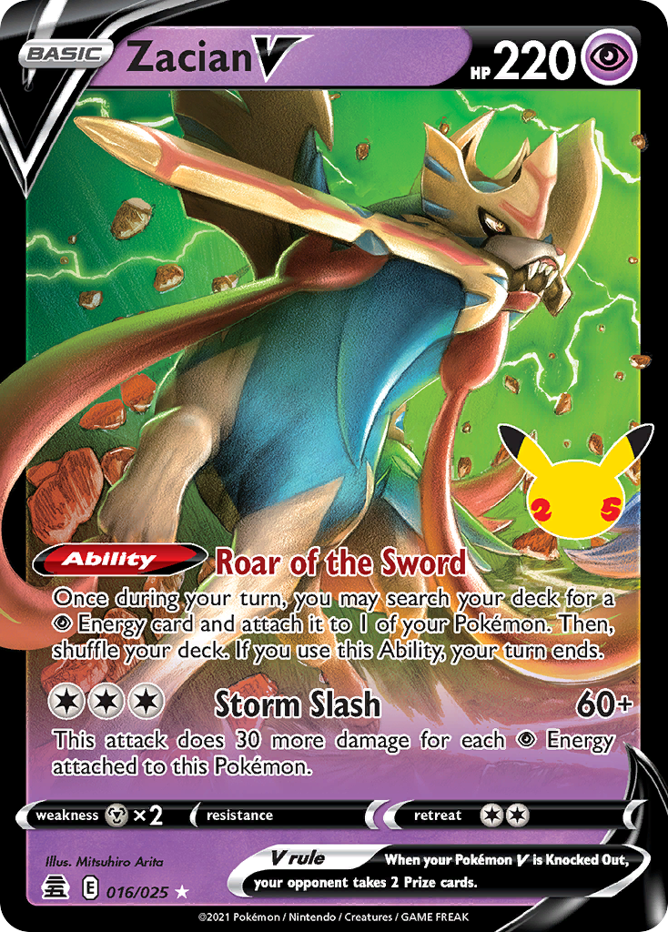 Zacian V – Celebrations