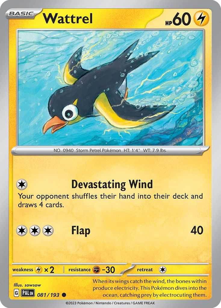 Wattrel – Paldea Evolved