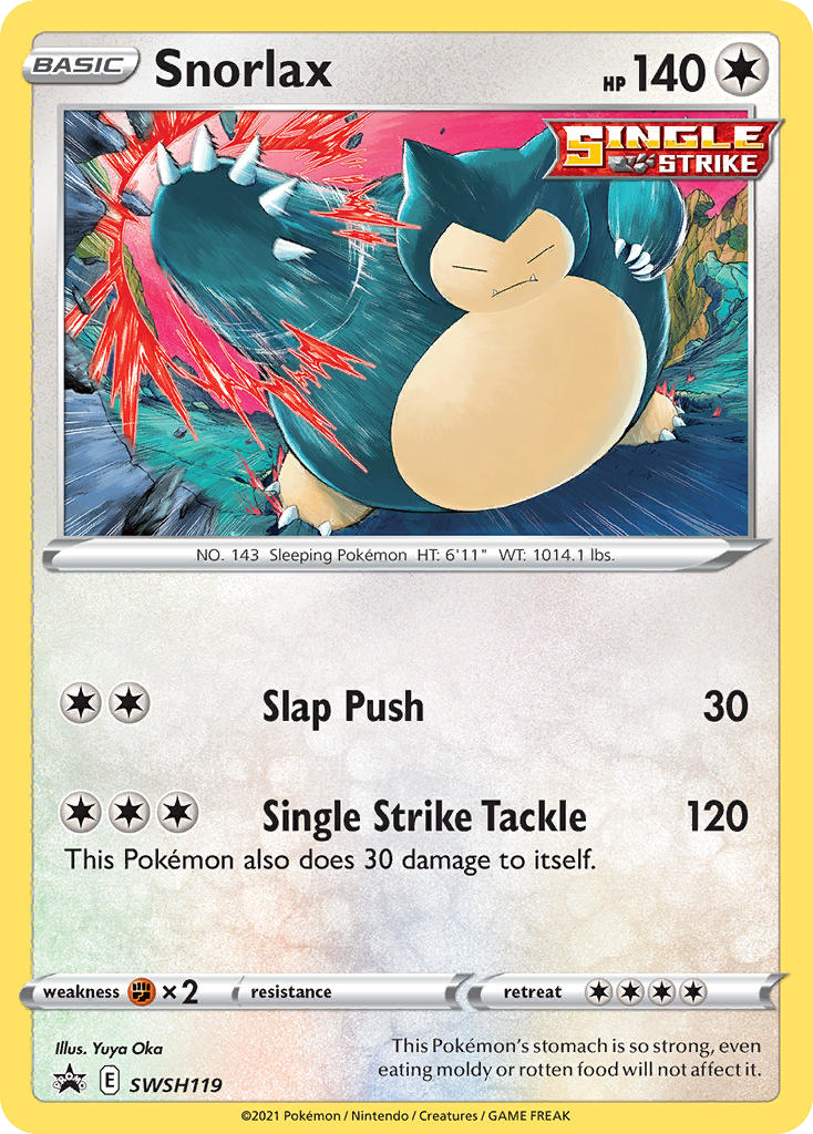 Snorlax – SWSH Black Star Promos
