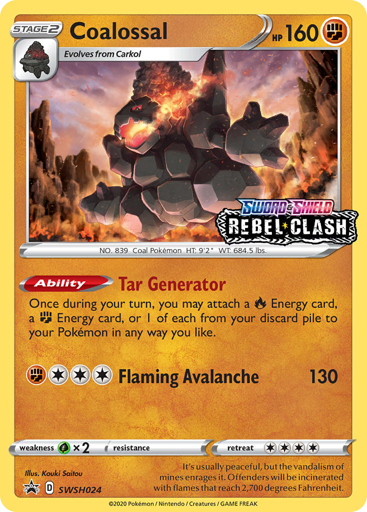 Coalossal – SWSH Black Star Promos