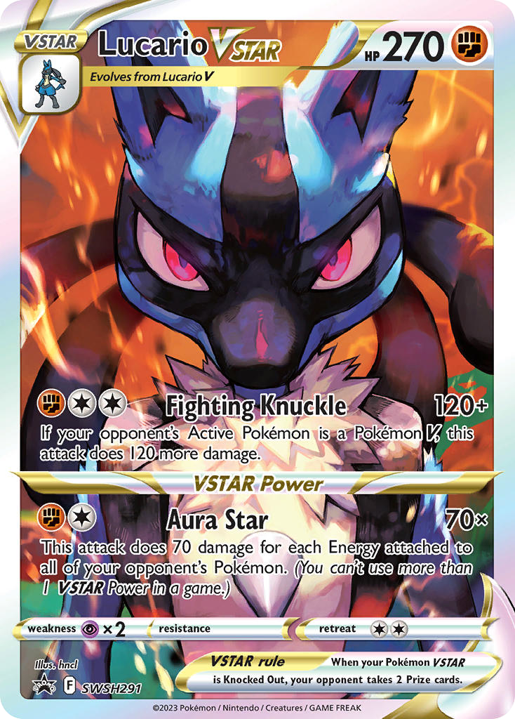 Lucario VSTAR – SWSH Black Star Promos