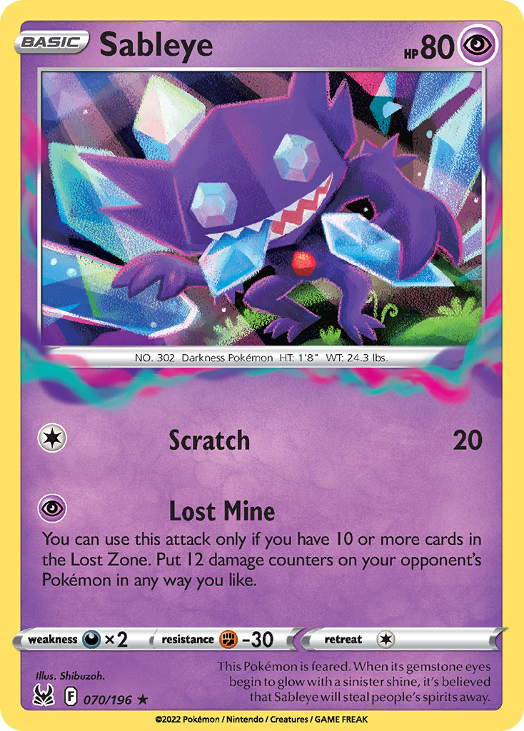 Sableye – Lost Origin