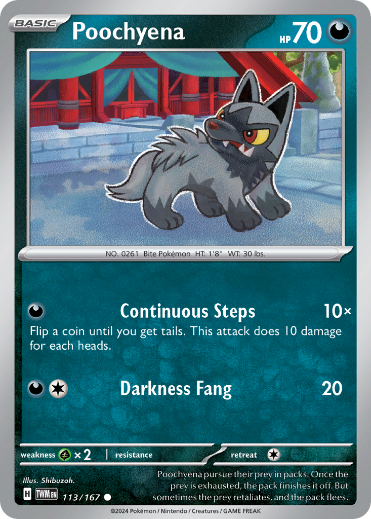 Poochyena – Twilight Masquerade