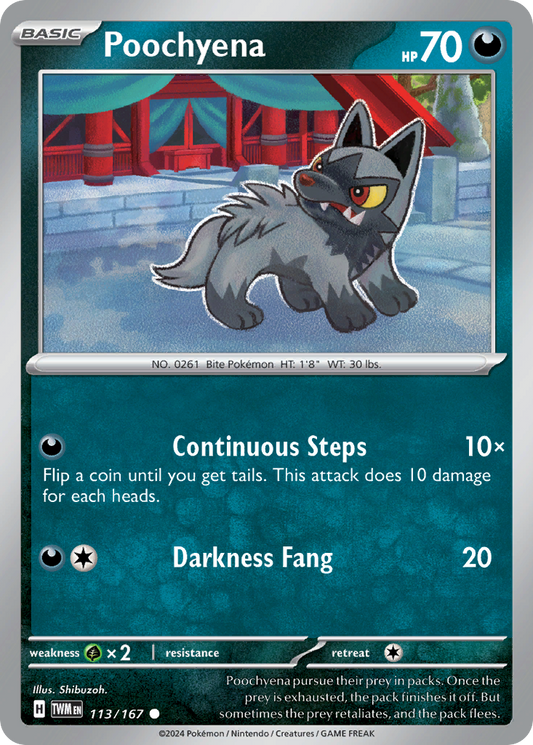 Poochyena – Twilight Masquerade