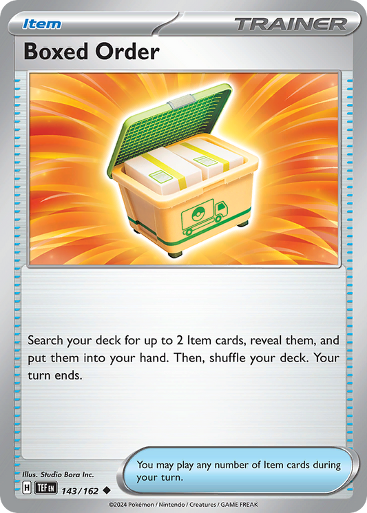 Boxed Order – Temporal Forces