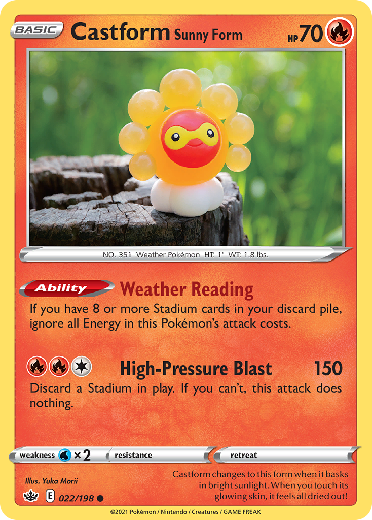 Castform Sunny Form – Chilling Reign