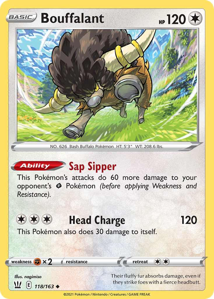 Bouffalant – Battle Styles