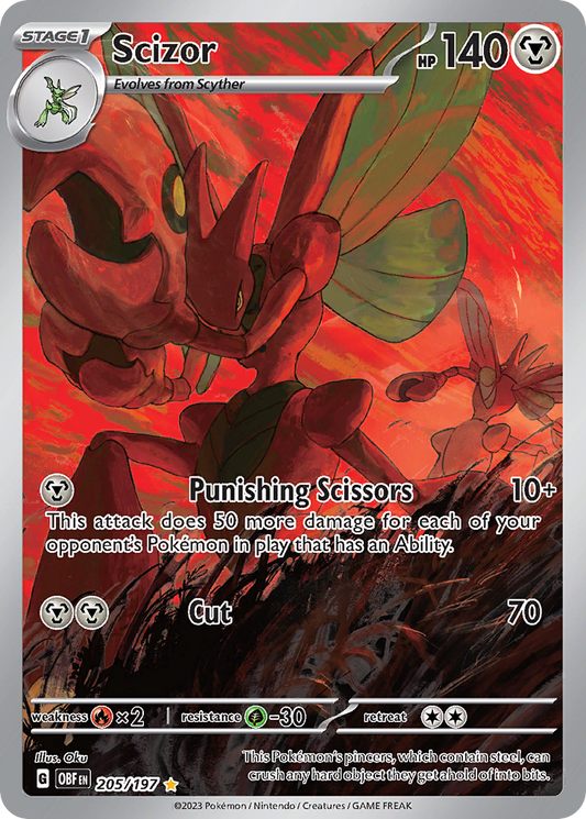 Scizor – Obsidian Flames