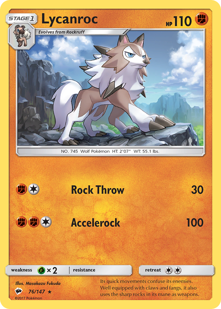 Lycanroc – Burning Shadows