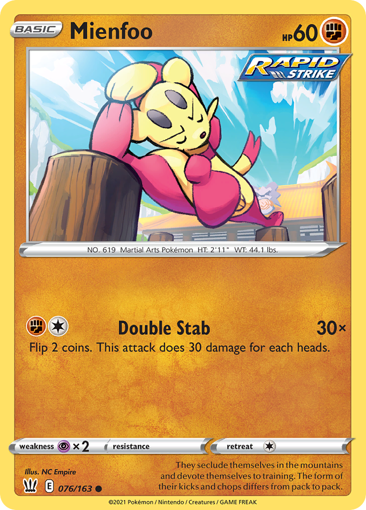 Mienfoo – Battle Styles