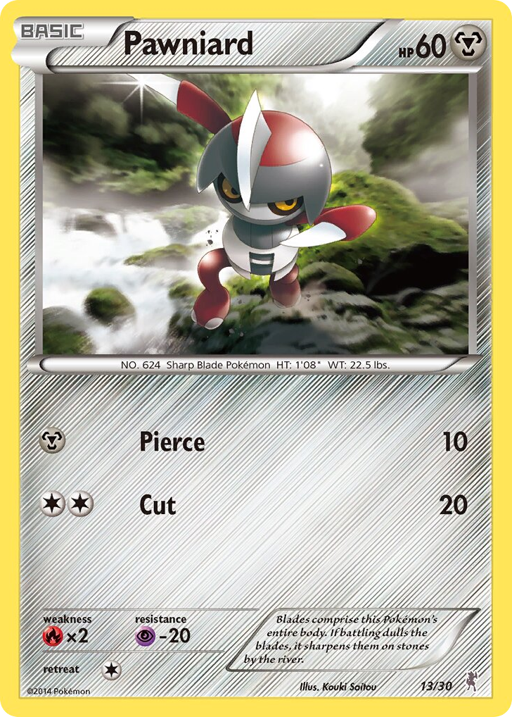Pawniard – XY Trainer Kit Bisharp