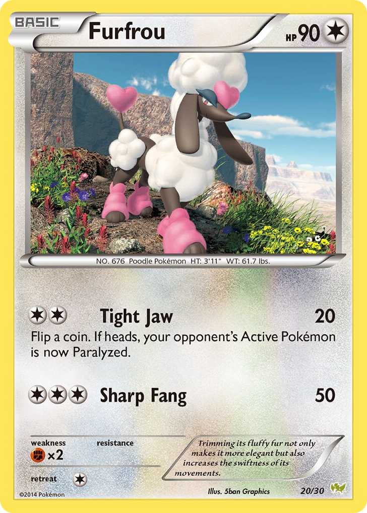Furfrou – XY Trainer Kit Noivern
