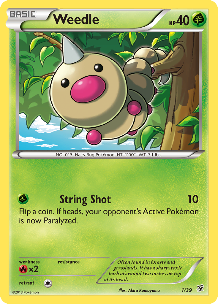 Weedle – Kalos Starter Set